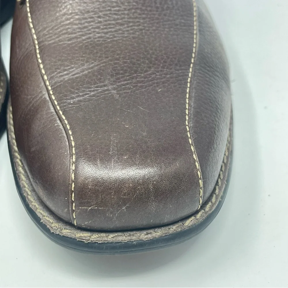Johnston & Murphy Hunley Shoes Mens 11.5 M Brown Leather Stitched Casual Lace Up